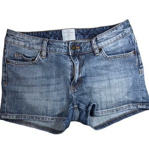 L.O.G.G. Denim shortie shorts size 6